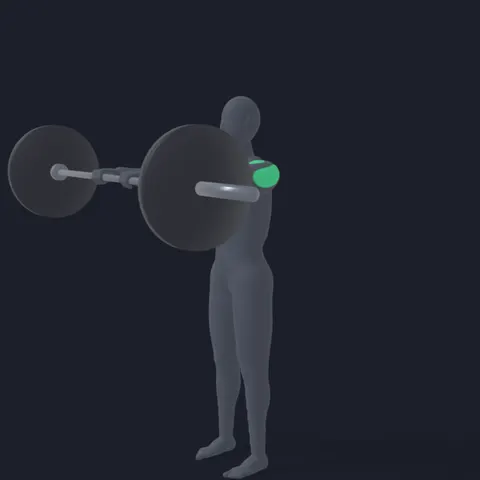 Barbell Front Raise demo
