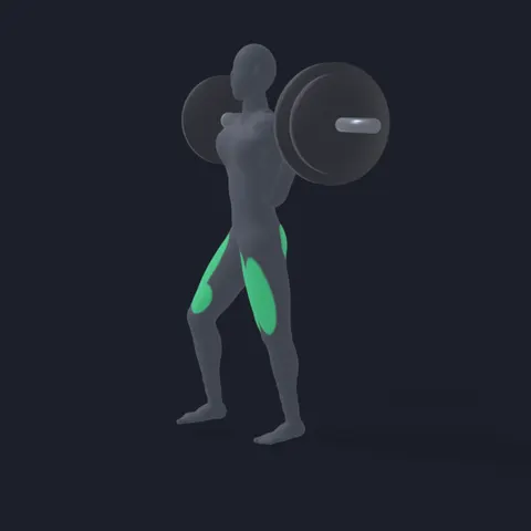 Barbell Lunge demo