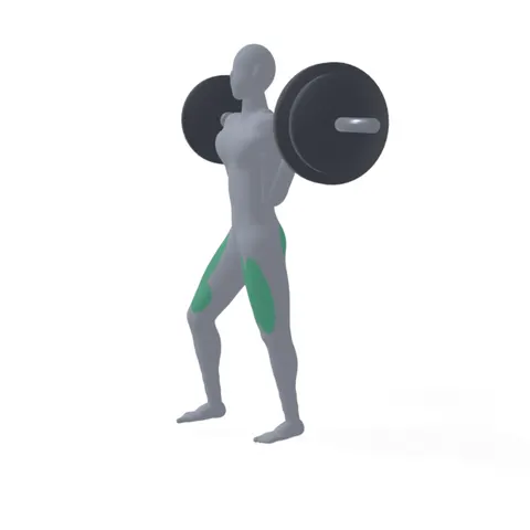Barbell Lunge demo