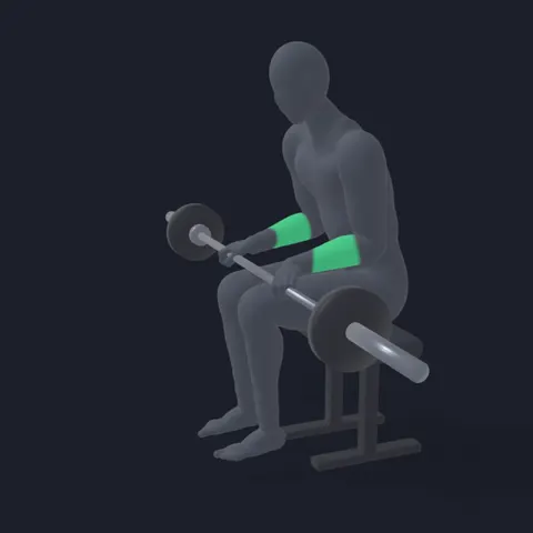 Barbell Wrist Extension demo