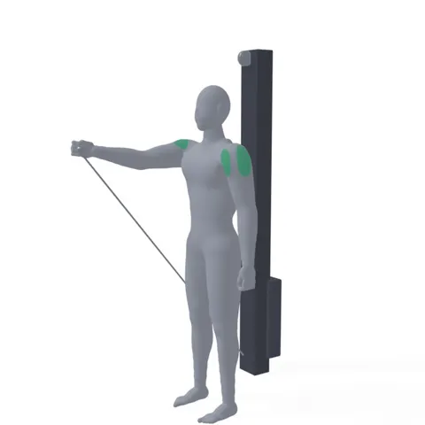 Cable Front Raise demo