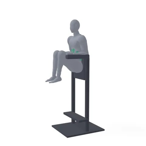 Captain's Chair Knee Raise demo