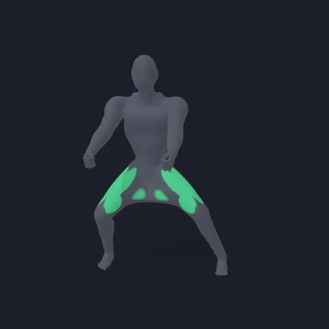 Cossack Squat demo