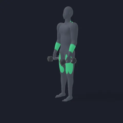 Dumbbell Deadlift demo