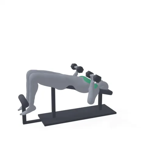 Dumbbell Decline Chest Press demo