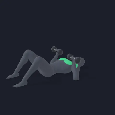 Dumbbell Floor Press demo