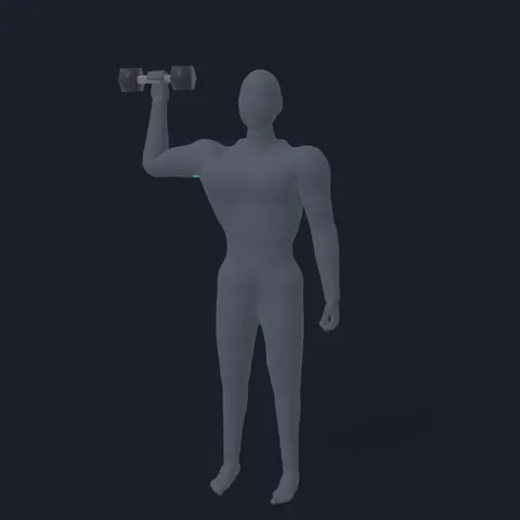 Standing Dumbbell External Shoulder Rotation demo