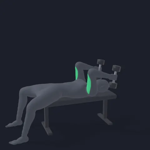 Dumbbell Lying Tricep Extension demo
