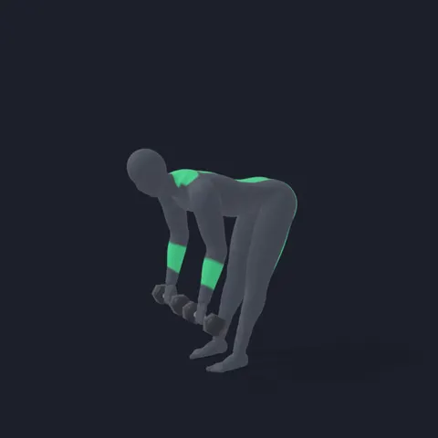 Dumbbell Romanian Deadlift demo