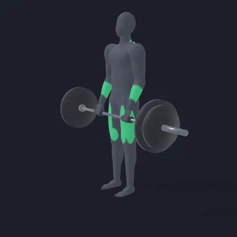 Fat Bar Deadlift demo
