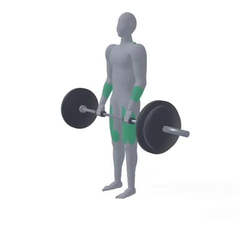 Fat Bar Deadlift demo