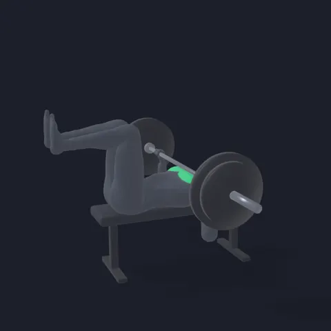 Feet-Up Bench Press demo