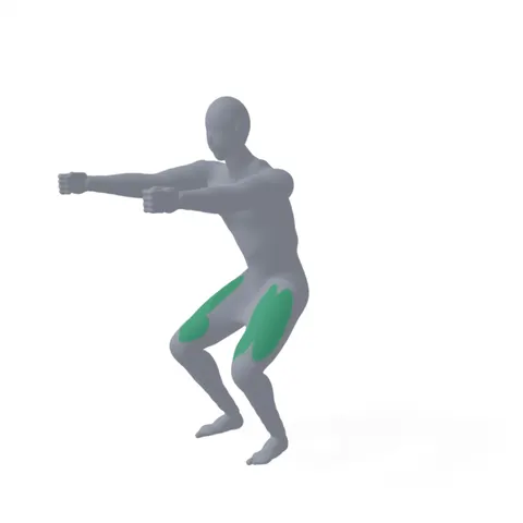 Half Air Squat demo