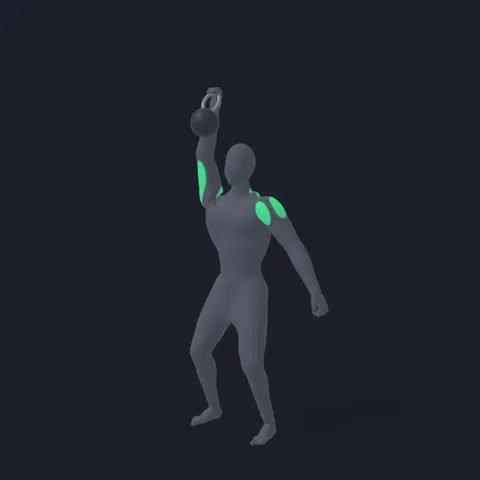 Kettlebell Clean & Jerk demo