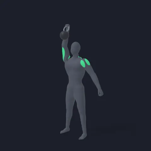 Kettlebell Clean & Press demo