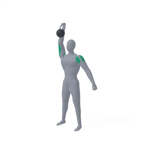 Kettlebell Clean & Press demo