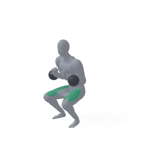 Kettlebell Front Squat demo