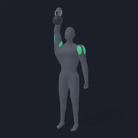 Kettlebell Press demo