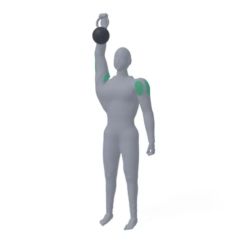 Kettlebell Press demo