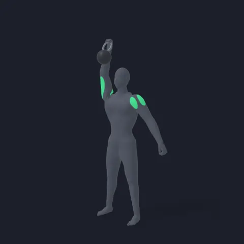 Kettlebell Push Press demo