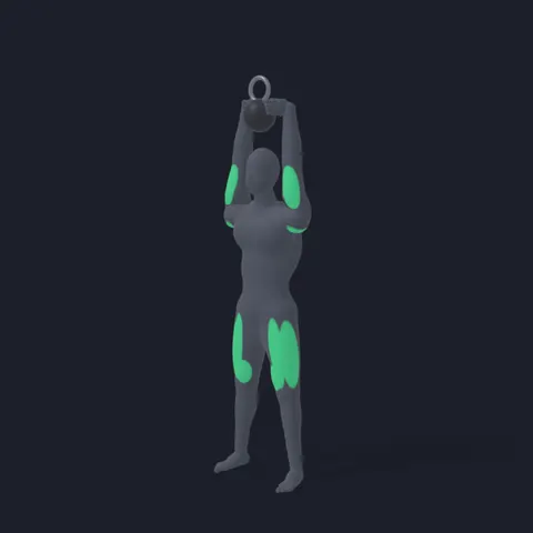 Kettlebell Thrusters demo