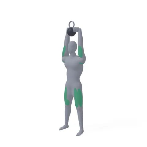 Kettlebell Thrusters demo