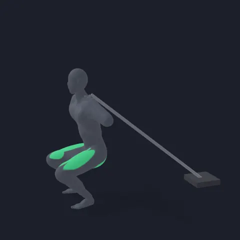 Landmine Hack Squat demo
