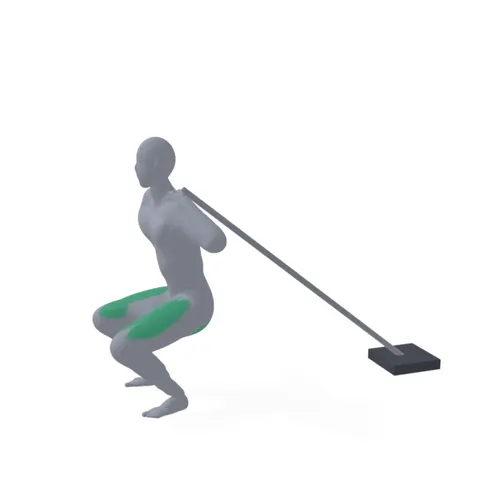 Landmine Hack Squat demo