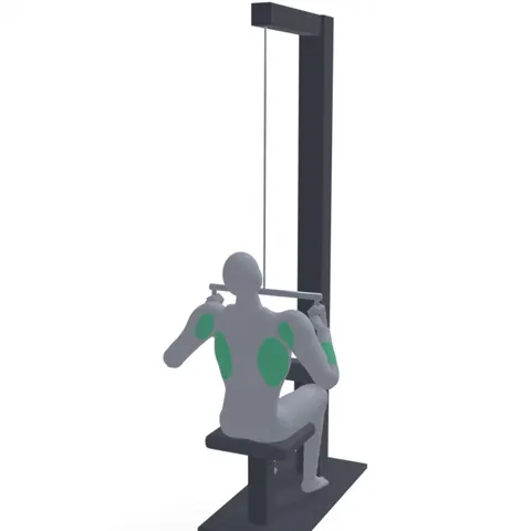 Lat Pulldown with Neutral Grip demo