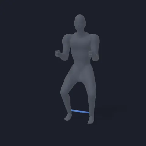 Lateral Walk with Band demo