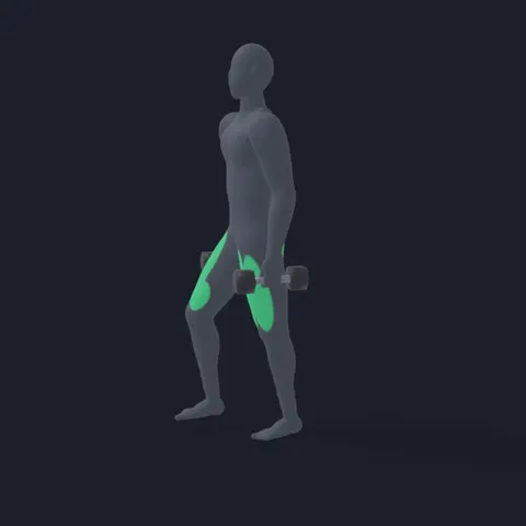 Dumbbell Lunge demo