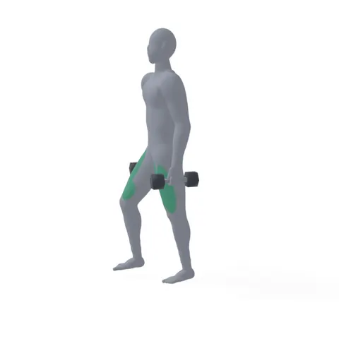 Dumbbell Lunge demo