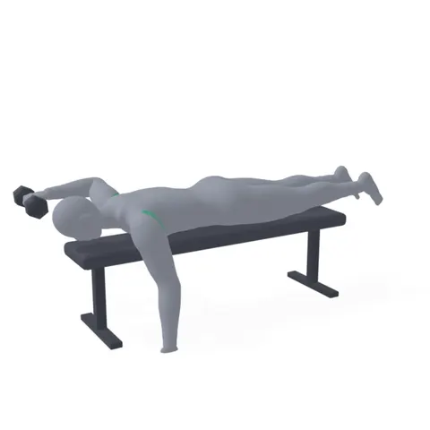 Dumbbell Horizontal External Shoulder Rotation demo