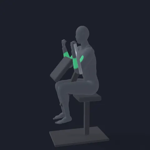 Machine Bicep Curl demo