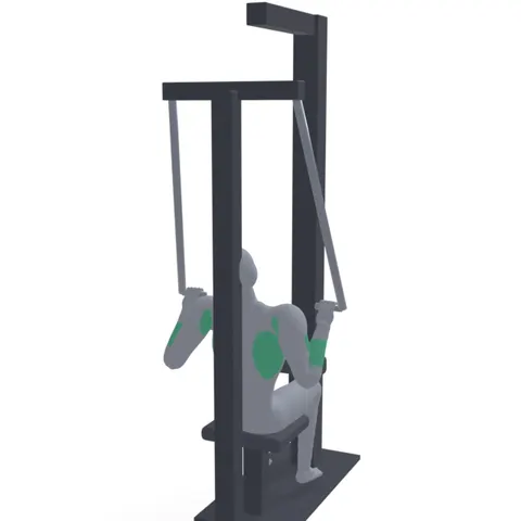 Machine Lat Pulldown demo