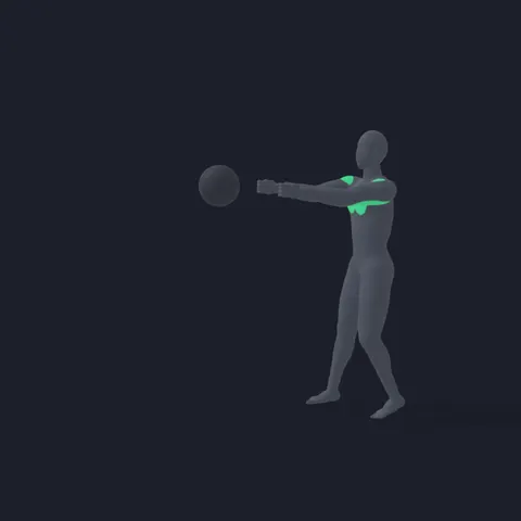 Medicine Ball Chest Pass demo