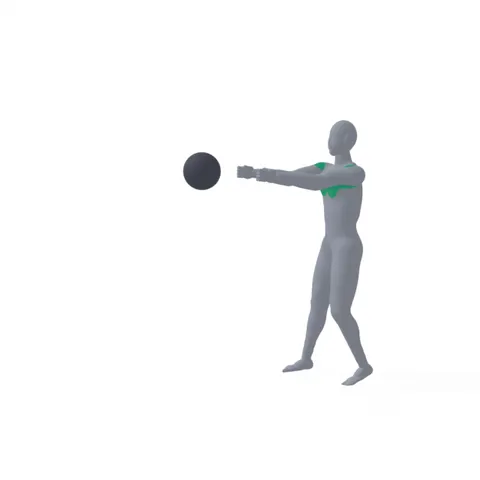 Medicine Ball Chest Pass demo