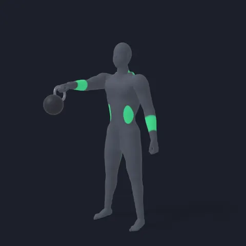 One-Handed Kettlebell Swing demo