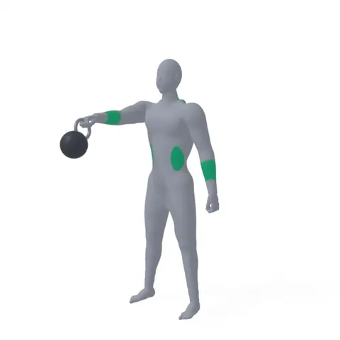 One-Handed Kettlebell Swing demo