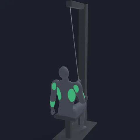One-Handed Lat Pulldown demo