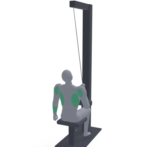 One-Handed Lat Pulldown demo