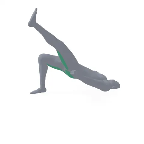 One Legged Glute Bridge demo