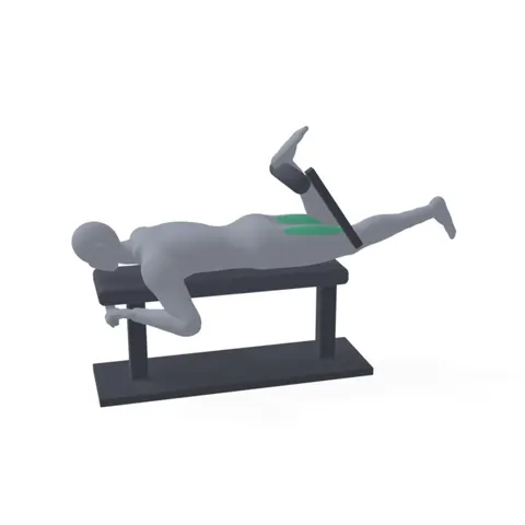 One-Legged Lying Leg Curl demo