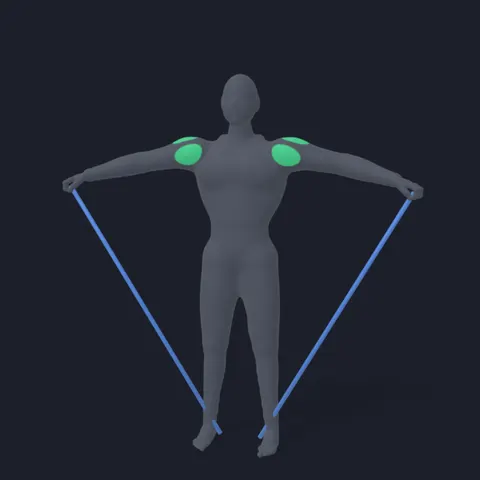 Resistance Band Lateral Raise demo