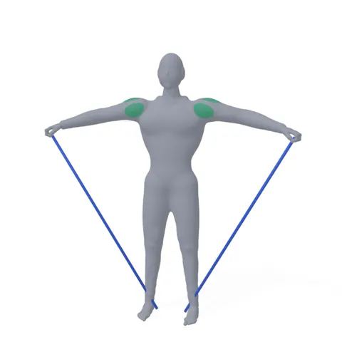 Resistance Band Lateral Raise demo