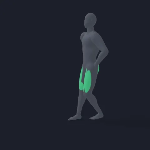 Reverse Body Weight Lunge demo