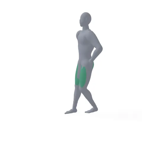 Reverse Body Weight Lunge demo