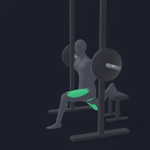 Smith Machine Bulgarian Split Squat demo