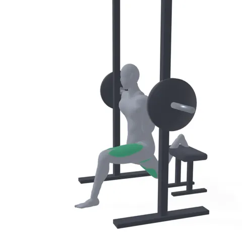 Smith Machine Bulgarian Split Squat demo