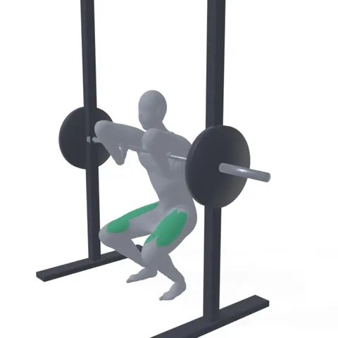Smith Machine Front Squat demo
